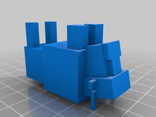 minecraft abonnieren 3d modelle download realität wolke 3d print model - Mito3D