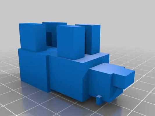 minecraft schwarz bär 3d modelle download realität wolke 3d print model - Mito3D