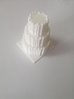 Minecraft castello architettura paesaggio 3d print model - Mito3D