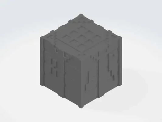 minecraft construindo tabela 3d modelos baixar crialidade nuvem 3d print model - Mito3D