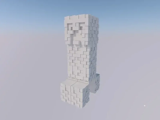 minecraft kreatur 3d modelle download realität wolke 3d print model - Mito3D