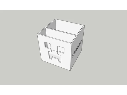 Minecraft enredadera bolígrafo maceta 3d modelos descargar crealidad nube taller herramientas 3d print model - Mito3D