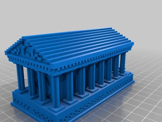 minecraft sarmaşık tapınak şakak mabet 3d modeller indir creality bulut 3d print model - Mito3D