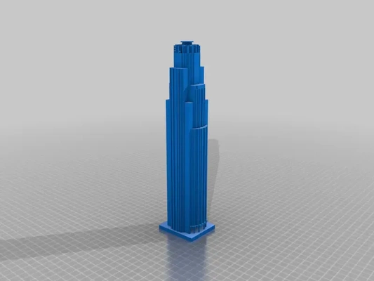 minecraft şehir merkezi kent kule i 3d modeller indir creality bulut 3d print model - Mito3D