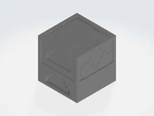 minecraft forno 3d modelos baixar crialidade nuvem 3d print model - Mito3D