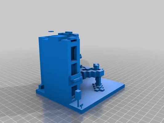 minecraft garage 3d modèles télécharger créalité nuage 3d print model - Mito3D