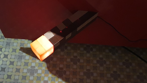 Minecraft inspiré nuit lumière jouets Jeux 3d print model - Mito3D