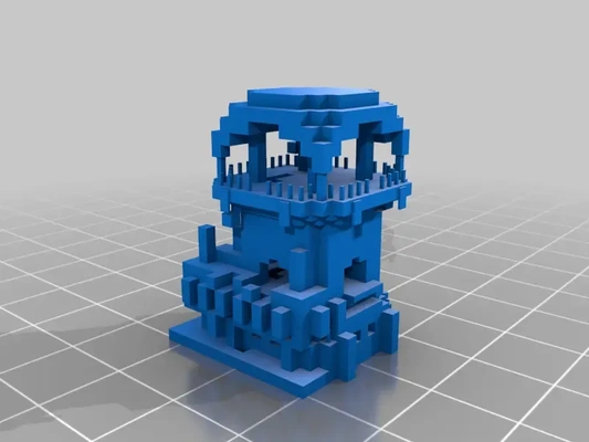 minecraft orman tapınak şakak mabet karakol 3d modeller indir creality bulut 3d print model - Mito3D