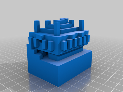 Minecraft selva têmpora 3d print model - Mito3D