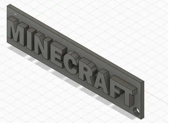 minecraft schlüsselbund 3d modelle download realität wolke 3d print model - Mito3D