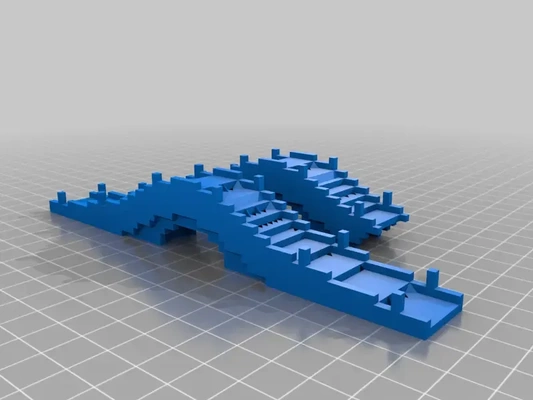 minecraft lego bridge 3d models download creality cloud 3d print model - Mito3D