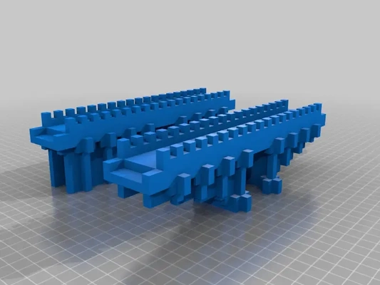 minecraft lego bridge 3d models download creality cloud 3d print model - Mito3D