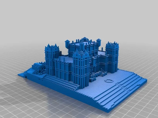 minecraft manor bat cave 3d models download creality cloud 3d print model - Mito3D