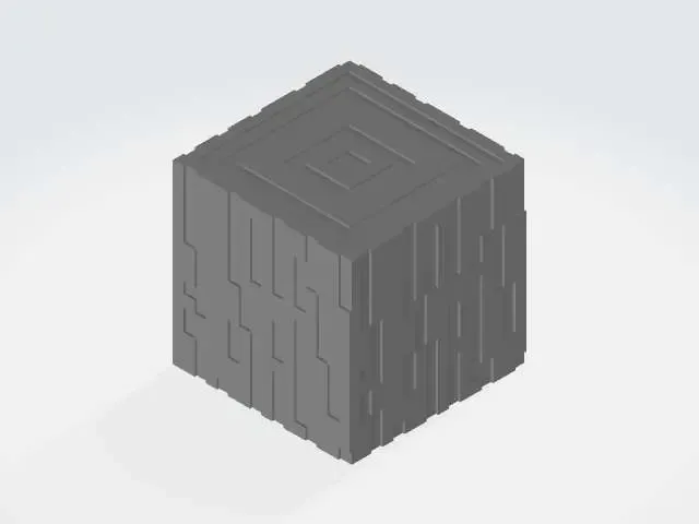 minecraft carvalho registro 3d modelos baixar crialidade nuvem 3D print model - Mito3D