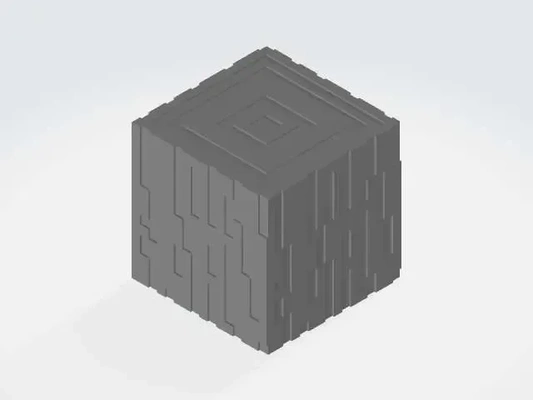 minecraft carvalho registro 3d modelos baixar crialidade nuvem 3d print model - Mito3D