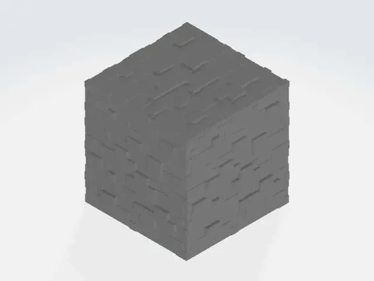 minecraft minério 3d modelos baixar crialidade nuvem 3d print model - Mito3D