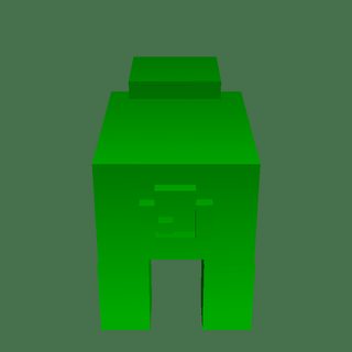 Minecraft domuz 3d modeller indir Creality bulut memeli 3d print model - Mito3D