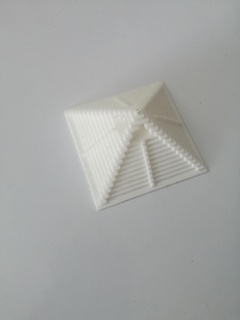 Minecraft pirámide arquitectura paisaje 3d print model - Mito3D