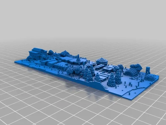 minecraft radiador muelles 3d modelos descargar crealidad nube 3d print model - Mito3D