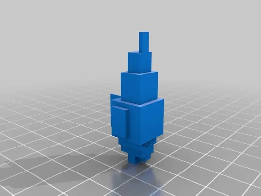 minecraft mer poulet 3d modèles télécharger créalité nuage 3d print model - Mito3D