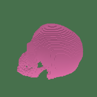 Minecraft cráneo caracteres 3d print model - Mito3D