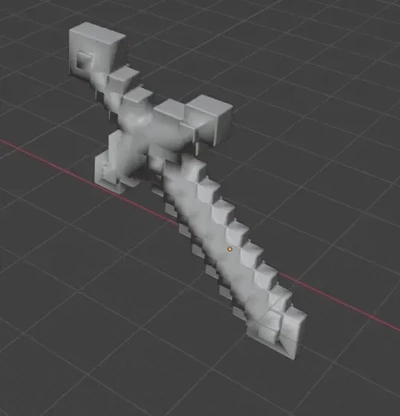 minecraft schwert 3d modelle download realität wolke 3d print model - Mito3D