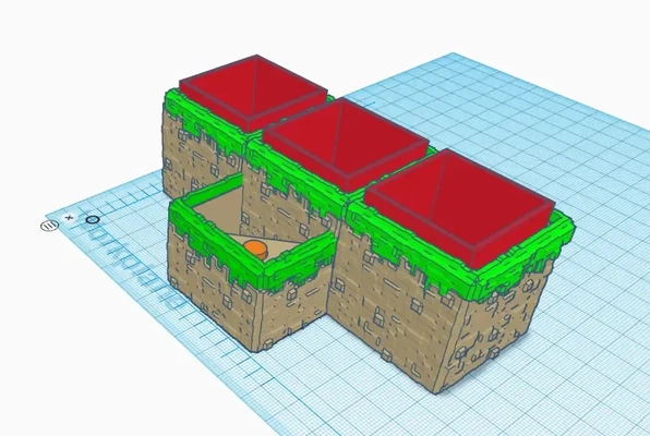 minecraft bewässerung töpfe 3d modelle download realität wolke 3d print model - Mito3D