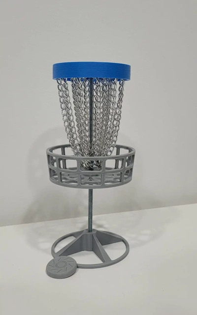 mini disc golf basket 24 chains 1 7 scale 3d models download creality cloud 3d print model - Mito3D