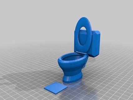 mini muñeca baño mueble 3d print model - Mito3D