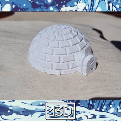 mini igloo 3d models download creality cloud dolls & accessories 3d print model - Mito3D