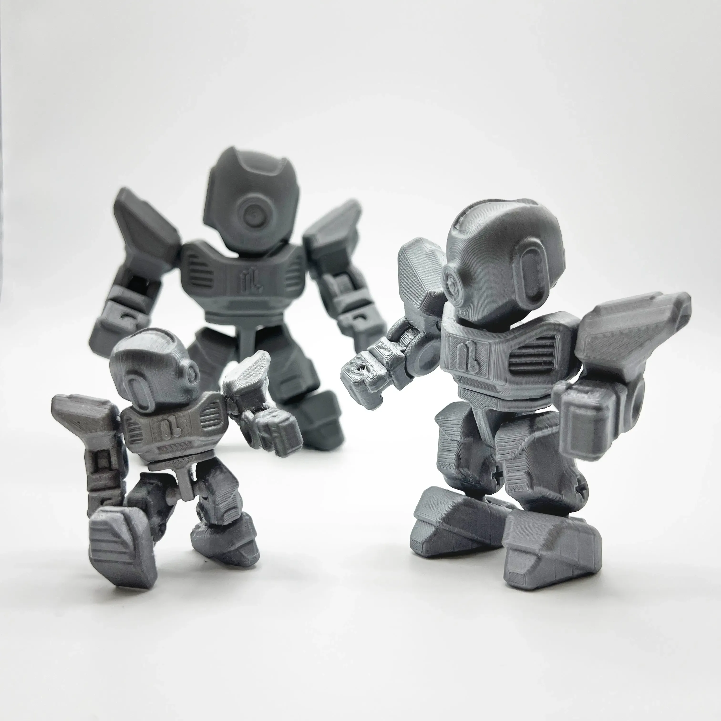 mini mecha 3d models download creality cloud 3D print model - Mito3D