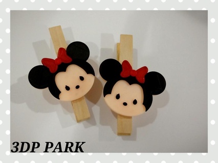 mini mouse clothespins Others 3d print model - Mito3D