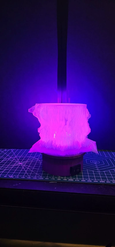 mini stump led lamp 3d models download creality cloud 3d print model - Mito3D