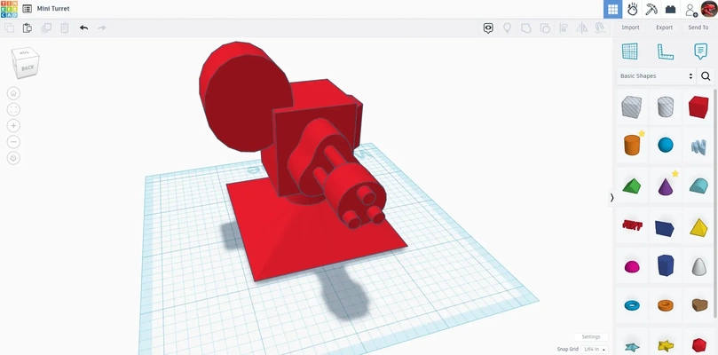 mini torre 3d modelos baixar crialidade nuvem 3d print model - Mito3D