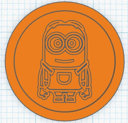 minion madeni para 3d modeller indir creality bulut 3d print model - Mito3D