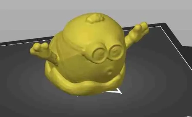 minion kayma 3d modeller indir creality bulut 3d print model - Mito3D