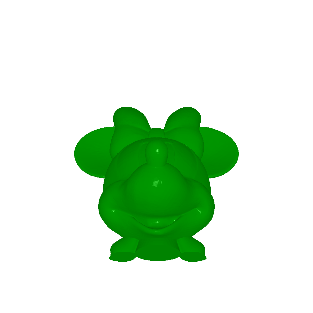 minnie topo personaggi 3D print model - Mito3D