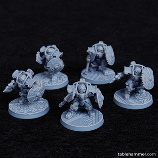 minotaurs axesquad space dwarves Board Game 3d print model - Mito3D