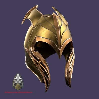 mirkwood elf kask kral of yüzükler 3d dijital indir modeller creality bulut 3d print model - Mito3D