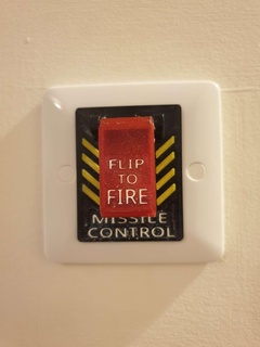 missile control switch uk light switch cover Gadgets & Electronics  3d print model - Mito3D