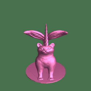 mix mermaid cat unicorn Myths 3d print model - Mito3D