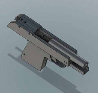 mk3 Blatt Metall geladen Pistole DIY 3d print model - Mito3D