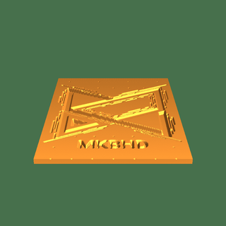 mkbhd logotipo litofano 3d print model - Mito3D