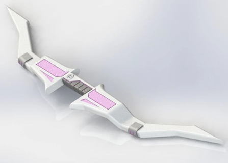 mmpr rosa ranger energia arco 3d print model - Mito3D