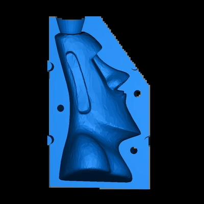 moai 3d modèles télécharger créalité nuage 3d print model - Mito3D