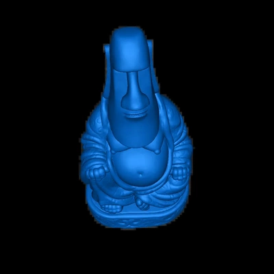 moai buddha 3d models download creality cloud 3d print model - Mito3D