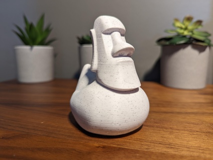 moai duck Fictional Characters 3d print model - Mito3D