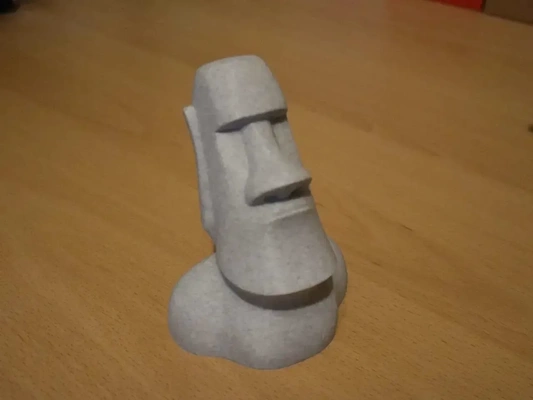 moai statue 3d modèles télécharger créalité nuage 3d print model - Mito3D