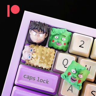 multidão psicopata 100 keycaps mecânico teclado ficcional personagens 3d print model - Mito3D