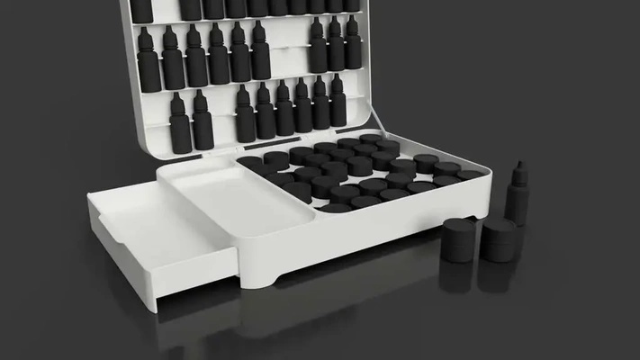 model paint organisateur 3d modèles télécharger créalité nuage 3d print model - Mito3D